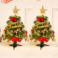 Load image into Gallery viewer, Mini Christmas Tree Festival Decoration Simulation Christmas Tree Artifical Small Tree Desktop Ornaments Gifts Festival for Home New Year