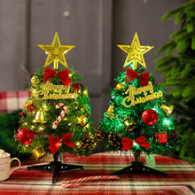Load image into Gallery viewer, Mini Christmas Tree Festival Decoration Simulation Christmas Tree Artifical Small Tree Desktop Ornaments Gifts Festival for Home New Year