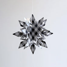 Load image into Gallery viewer, 6PCS Frozen Party Snowflakes Christmas Decoration 3D Hollow Snowflake Paper Garlands Ornament Fake Snow Winter Decorations for Home