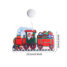 Load image into Gallery viewer, Navidad Christmas Decoration Santa Claus Elk LED Light Suction Cup Window Pendant Lamp Xmas New Year 2024 Home Decor