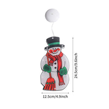 Load image into Gallery viewer, Navidad Christmas Decoration Santa Claus Elk LED Light Suction Cup Window Pendant Lamp Xmas New Year 2024 Home Decor