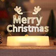 Load image into Gallery viewer, 3D Christmas Decoration Santa Claus Elk LED Night Light Decoration Bedroom Decor Fancy Lighting Xmas New Year 2024