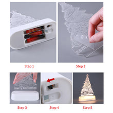 Load image into Gallery viewer, 3D Christmas Decoration Santa Claus Elk LED Night Light Decoration Bedroom Decor Fancy Lighting Xmas New Year 2024