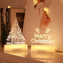 Load image into Gallery viewer, 3D Christmas Decoration Santa Claus Elk LED Night Light Decoration Bedroom Decor Fancy Lighting Xmas New Year 2024