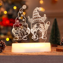Load image into Gallery viewer, 3D Christmas Decoration Santa Claus Elk LED Night Light Decoration Bedroom Decor Fancy Lighting Xmas New Year 2024