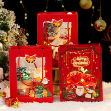 Load image into Gallery viewer, Christmas Gift Bag Christmas Paper Bags Candy Cookie Packaging Bag New Year Party for Snack Present Packing Xmas Bag