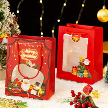 Load image into Gallery viewer, Christmas Gift Bag Christmas Paper Bags Candy Cookie Packaging Bag New Year Party for Snack Present Packing Xmas Bag