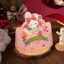 Load image into Gallery viewer, 10Pcs/Lot Christmas Greeting Cards Santa Claus Snowman Gift Cards Mini Christmas Blessing Greeting Cards Xmas Postcards New Year 2024