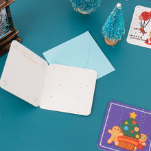 Load image into Gallery viewer, 20/24 Pcs/Lot Christmas Greeting Card Kids Mini Christmas Blessing Greeting Cards Envelope New Year Postcard Gift Card Xmas Party