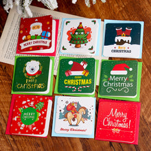 Load image into Gallery viewer, 20/24 Pcs/Lot Christmas Greeting Card Kids Mini Christmas Blessing Greeting Cards Envelope New Year Postcard Gift Card Xmas Party