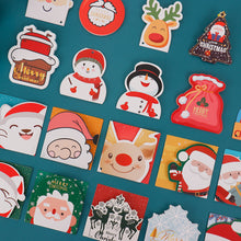 Load image into Gallery viewer, 20/24 Pcs/Lot Christmas Greeting Card Kids Mini Christmas Blessing Greeting Cards Envelope New Year Postcard Gift Card Xmas Party