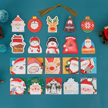 Load image into Gallery viewer, 20/24 Pcs/Lot Christmas Greeting Card Kids Mini Christmas Blessing Greeting Cards Envelope New Year Postcard Gift Card Xmas Party