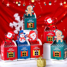 Load image into Gallery viewer, Merry Christmas Eve Apple Box Bow Ribbon Candy Case Santa Claus Gift Packaging Box Xmas New Year Party Decor Supplies