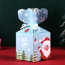 Load image into Gallery viewer, Merry Christmas Eve Apple Box Bow Ribbon Candy Case Santa Claus Gift Packaging Box Xmas New Year Party Decor Supplies