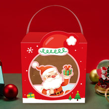 Load image into Gallery viewer, Merry Christmas Eve Apple Box Bow Ribbon Candy Case Santa Claus Gift Packaging Box Xmas New Year Party Decor Supplies