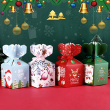Load image into Gallery viewer, Merry Christmas Eve Apple Box Bow Ribbon Candy Case Santa Claus Gift Packaging Box Xmas New Year Party Decor Supplies