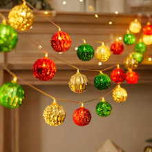 Load image into Gallery viewer, Christmas Decoration LED Light String Red Green Star Ball String Lights Christmas Tree Decoration Home Party Decor Lights