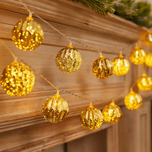 Load image into Gallery viewer, Christmas Decoration LED Light String Red Green Star Ball String Lights Christmas Tree Decoration Home Party Decor Lights