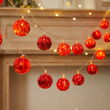Load image into Gallery viewer, Christmas Decoration LED Light String Red Green Star Ball String Lights Christmas Tree Decoration Home Party Decor Lights