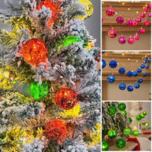 Load image into Gallery viewer, Christmas Decoration LED Light String Red Green Star Ball String Lights Christmas Tree Decoration Home Party Decor Lights