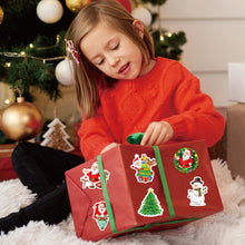 Load image into Gallery viewer, 50/100PCS Merry Christmas Decorative Sticker Santa Claus Shaped Stickers For DIY Scrapbook Skateboard Luggage Suitcase