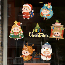 Load image into Gallery viewer, Merry Christmas Wall Stickers Window Glass Stickers Christmas Decorations For Home Christmas Ornaments Removable