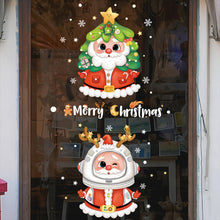 Load image into Gallery viewer, Merry Christmas Wall Stickers Window Glass Stickers Christmas Decorations For Home Christmas Ornaments Removable