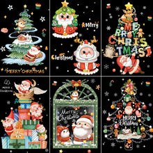 Load image into Gallery viewer, Merry Christmas Wall Stickers Window Glass Stickers Christmas Decorations For Home Christmas Ornaments Removable