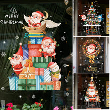 Load image into Gallery viewer, Merry Christmas Wall Stickers Window Glass Stickers Christmas Decorations For Home Christmas Ornaments Removable