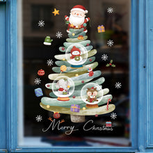 Load image into Gallery viewer, Merry Christmas Wall Stickers Window Glass Stickers Christmas Decorations For Home Christmas Ornaments Removable