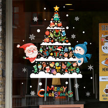 Load image into Gallery viewer, Merry Christmas Wall Stickers Window Glass Stickers Christmas Decorations For Home Christmas Ornaments Removable