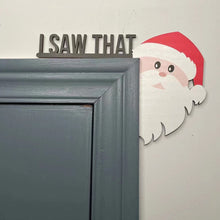 Load image into Gallery viewer, Creative Santa Claus Elk Grinch Christmas Door Hanger Over Door Sign Wood Frame Merry Christmas New Year Decoration
