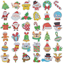 Load image into Gallery viewer, Kids Diamond Painting Stickers Kits Creative DIY Art Craft Paint by Numbers Diamonds Christmas Tree Decoration Home Xmas Decor