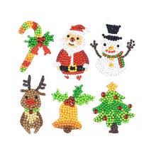 Load image into Gallery viewer, Kids Diamond Painting Stickers Kits Creative DIY Art Craft Paint by Numbers Diamonds Christmas Tree Decoration Home Xmas Decor