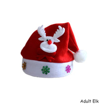 Load image into Gallery viewer, Christmas Hat with LED Light Adult Kids Knitted Soft Beanie Santa Hat New Year Party Kids Gift Navidad Noel Xmas Decoration