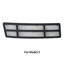 Load image into Gallery viewer, 1/2Pcs Car Air Intake Cabin Debris Filter Net Insect-proof Air Inlet Protection Cover Accessories For Tesla Model 3 Model Y 2021 2022