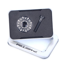 Load image into Gallery viewer, 1 Set Bike Titanium Alloy Light Weight Flat Head Waterproof Bowl Set Cover Cover Set Dazzling Screw Bike Accessories
