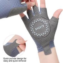 Load image into Gallery viewer, 1 Pair Children's Half-Finger Cycling Fitness Gloves Non-Slip Breathable Wear Protective Gloves For Outdoor Sports