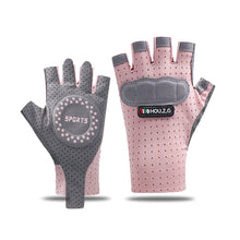 Load image into Gallery viewer, 1 Pair Children's Half-Finger Cycling Fitness Gloves Non-Slip Breathable Wear Protective Gloves For Outdoor Sports