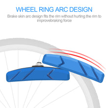 Load image into Gallery viewer, 1Pair Road Bike V Brake Special Brake Leather Wear-Resistant Durable Rubber Brake Block Bicycle Repair Accessories