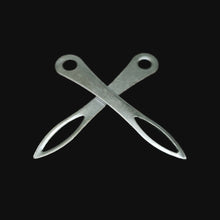 Load image into Gallery viewer, 1PC Manganese Steel Slingshot Rubber Band Insert Tied Assistant Helper Tools Figure 8 Ring Hunting Slingshot Rubber Band Accessories