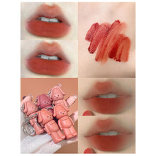 Load image into Gallery viewer, 6 Colors Matte Velvet Keychain Lip Gloss Waterproof Non-fading Long Lasting Lip Glaze Lip Makeup Cosmetics