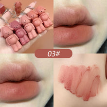 Load image into Gallery viewer, 6 Colors Matte Velvet Keychain Lip Gloss Waterproof Non-fading Long Lasting Lip Glaze Lip Makeup Cosmetics
