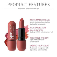 Load image into Gallery viewer, 6 Colors Velvet Matte Lipstick Waterproof Sweatproof Long-lasting Non-fading Nude Lip Gloss Lip Makeup Cosmetics