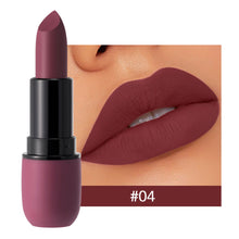 Load image into Gallery viewer, 6 Colors Velvet Matte Lipstick Waterproof Sweatproof Long-lasting Non-fading Nude Lip Gloss Lip Makeup Cosmetics