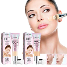 Load image into Gallery viewer, 2 Colors Even Skin Tone CC Cream Waterproof Sweatproof Natural Concealer Moisturizing Foundation Makeup Cosmetics