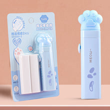 Load image into Gallery viewer, Creatibe Cartoon Push-Pull Pencil Eraser Rubber Kids Children Drawing Writing Wiping Stationery Christmas Gift School Supplies