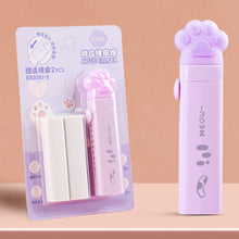 Load image into Gallery viewer, Creatibe Cartoon Push-Pull Pencil Eraser Rubber Kids Children Drawing Writing Wiping Stationery Christmas Gift School Supplies