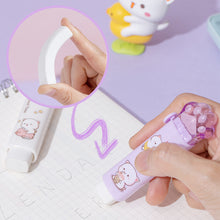 Load image into Gallery viewer, Cute Cartoon Push-Pull Pencil Eraser Rubber Kids Children Drawing Writing Wiping Stationery Christmas Gift School Supplies