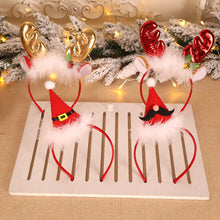Load image into Gallery viewer, 1Pc Christmas Headbands Sequins Reindeer Antlers Ears Headbands For Women Girls Christmas Party Decoration Cosplay Hair Accessories